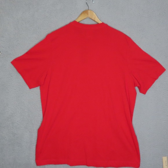 Adidas Originals Essential Tee Men XL Scarlet Red Trefoil Logo NEW - Picture 2 of 13